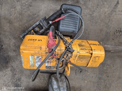 2021 Kito Corp 250kg 3m Electric Chain Hoist