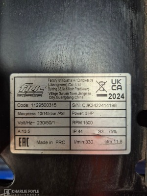 Unused 2024 Workhorse 145 psi Compressor - 6