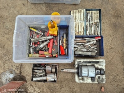 Qty Misc Drill Bits, Reamers