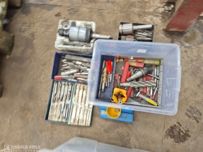 Qty Misc Drill Bits, Reamers - 12