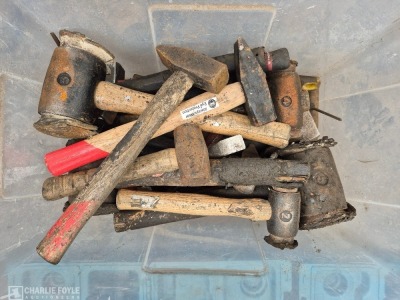 Qty Misc Hammer/Mallets & Drain Cover Keys - 2