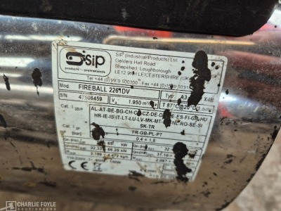 S.I.P Fireball 2261 DV 110v Space Heater - 7