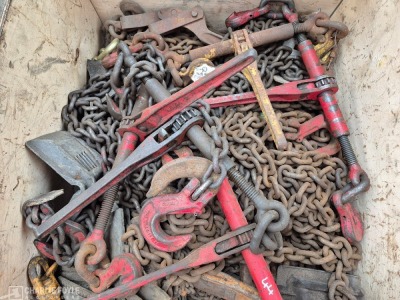Qty Misc Chains & Tighteners - 6