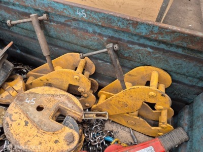 Plate & Girder Clamps, Lever Hoist, Chains, Fall Arrest Blocks etc - 7
