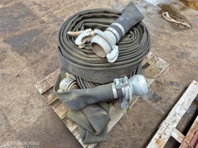 Qty 4 Inch Flat Water Pipe - 4