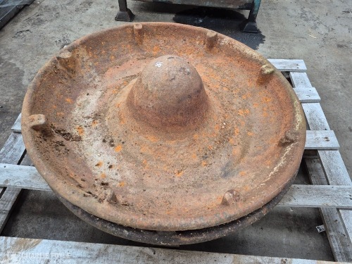 2 x Cast Iron Pig Feeders