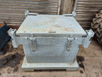 ESE 600Ltr Galvanised Steel Heavy Duty Waste Container - 6