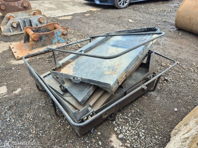 Cab Guards to Suit Komatsu PC490 - 5