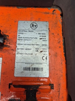 2010 BT RRE180EC 1800kg Electric Reach Truck - 15