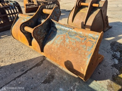 2100mm Ditching Bucket, 80 mm Pins - 7