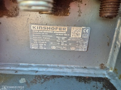 2020 Kinshoffer D27H-P-115 Rotating Selector Grab, 80mm Pins - 3