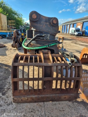 Caterpillar G325B Rotating Selector Grab, 90mm Pins - 10