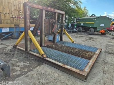 Fabricated Hydraulic Attachment Test Rig - 3