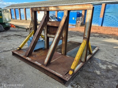 Fabricated Hydraulic Attachment Test Rig - 4