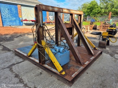Fabricated Hydraulic Attachment Test Rig - 5