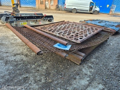 Qty Misc Size Screen Meshes & Punch Plates - 5