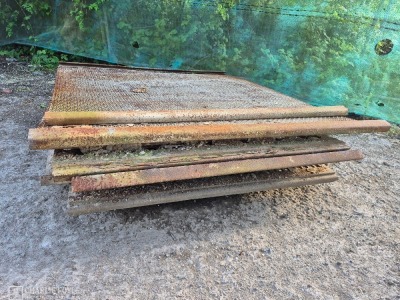 Qty Misc Size Screen Meshes & Punch Plates - 3