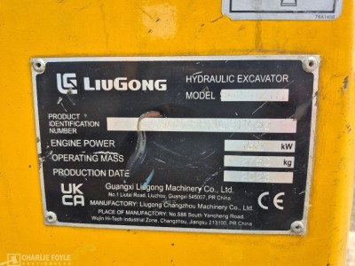 2023 Liugong 9027FZTS Mini Digger - 15