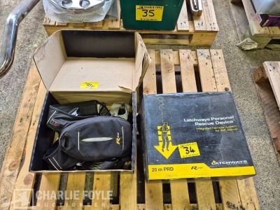 2x Unused Latchways 20m PRD Personal Rescue Devices
