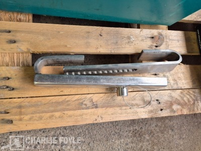 Qty Misc Parts - Hub Caps, Straps, Buckles, Brake Pads & Container Lock - 4