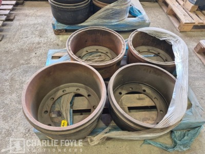 4x Unused Brake Drums