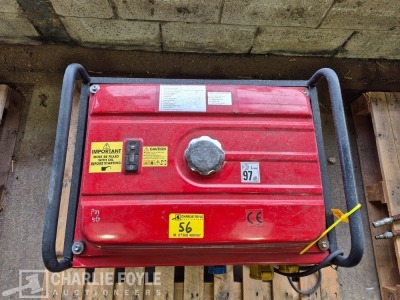 2009 Clarke Power FG350 230/115 Volt Petrol Generator - 6