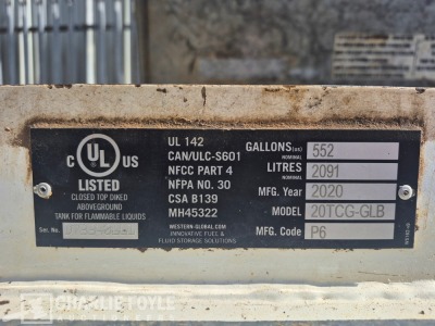 2020 Western Transcube 20TCG-GLB 2,000 Litre Bunded Fuel Tank - 12