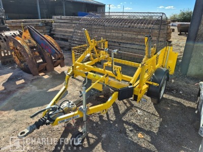 2020 SEB Single Axle Cable Drum Drawbar Trailer