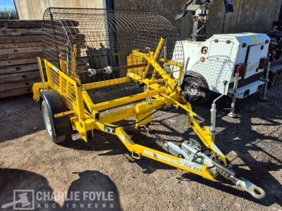 2020 SEB Single Axle Cable Drum Drawbar Trailer - 2