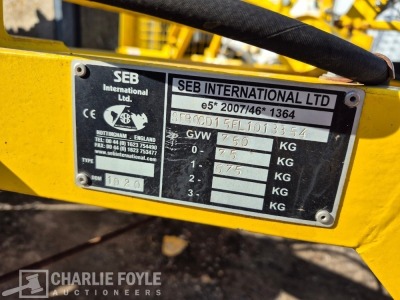 2020 SEB Single Axle Cable Drum Drawbar Trailer - 3