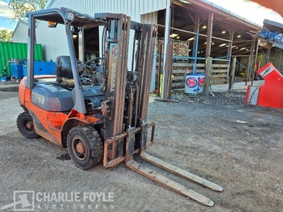 2007 Toyota 62-7FDF25 Diesel Forklift - 5