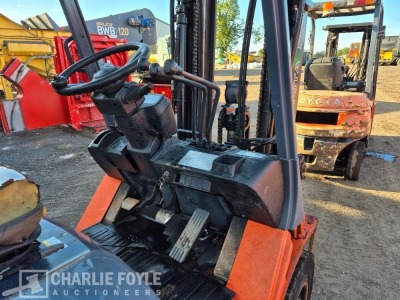 2007 Toyota 62-7FDF25 Diesel Forklift - 9