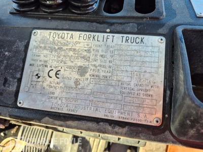 2007 Toyota 02-7FDF20 Diesel Forklift - 12