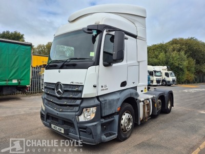 2015 Mercedes Actros 2543 6x2 Mid Lift Tractor Unit