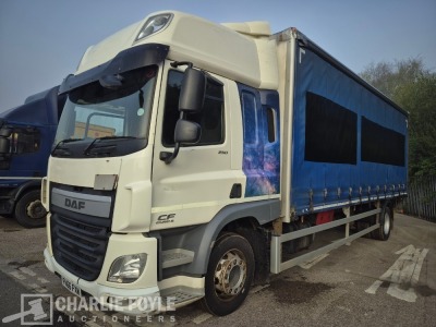 2017 DAF CF250 4x2 Euro 6 Curtainside Rigid