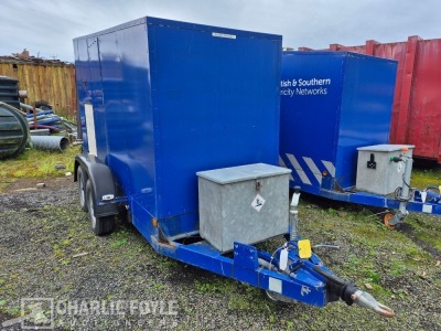 Oil Exchange Unit Tandem Axle Drawbar Trailer