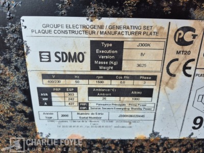 2006 SDMO J300K 3 Phase 300kVA Generator - 6