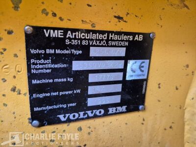 1995 Volvo A25C 6x6 Articulated Water Bowser - 12