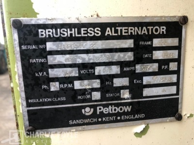 1982 Roll Royce Dale 275kVA 3 Phase Generator - 11
