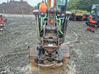 2023 Doosan DX100W-7 Wheeled Excavator & Steelwrist Tilt Attachment - 45