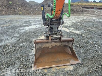 2023 Doosan DX100W-7 Wheeled Excavator & Steelwrist Tilt Attachment - 47