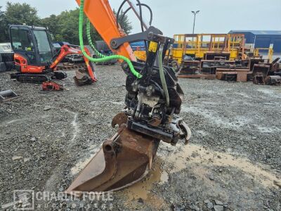 2023 Doosan DX100W-7 Wheeled Excavator & Steelwrist Tilt Attachment - 48