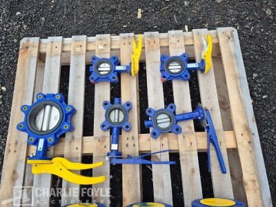 4x Unused Zetkama Check Valves & 5x Misc Shut off Valves - 8