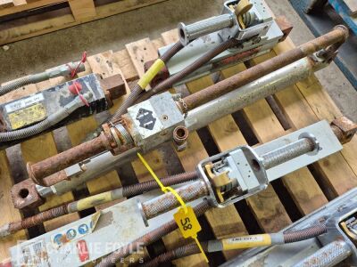 Qty Hurst + Zumro RES Q Hydraulic Rescue Rams - 7